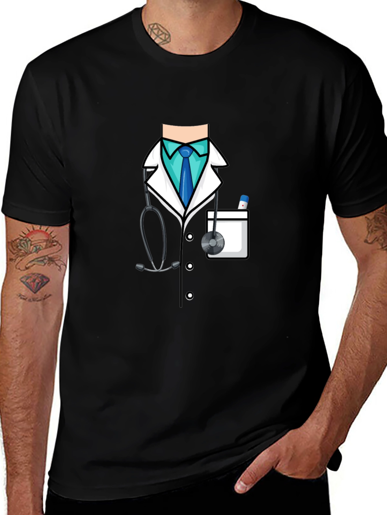 Doctor Costume T-Shirt - Medical Professional Tee