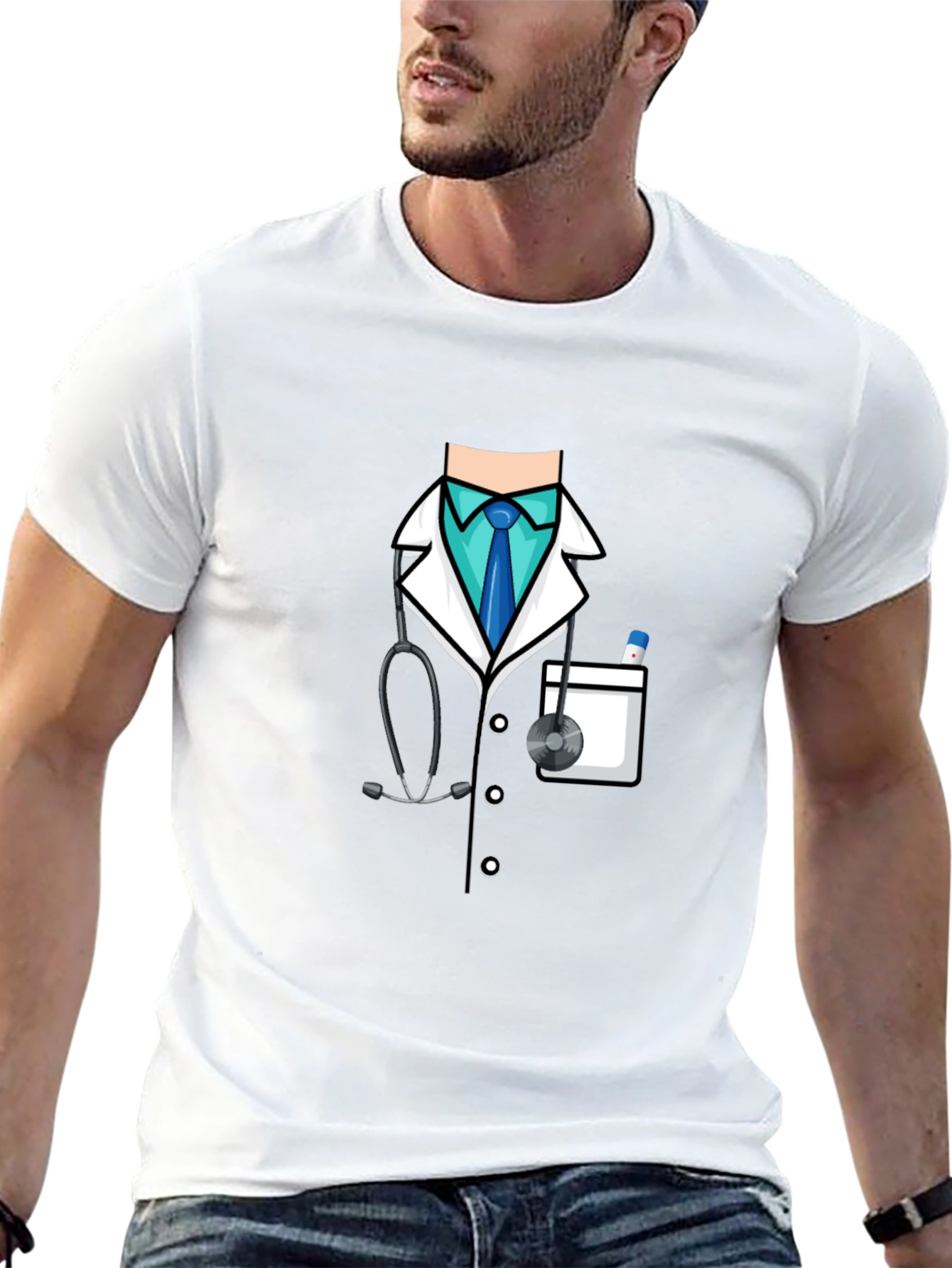 Doctor Costume T-Shirt - Medical Professional Tee