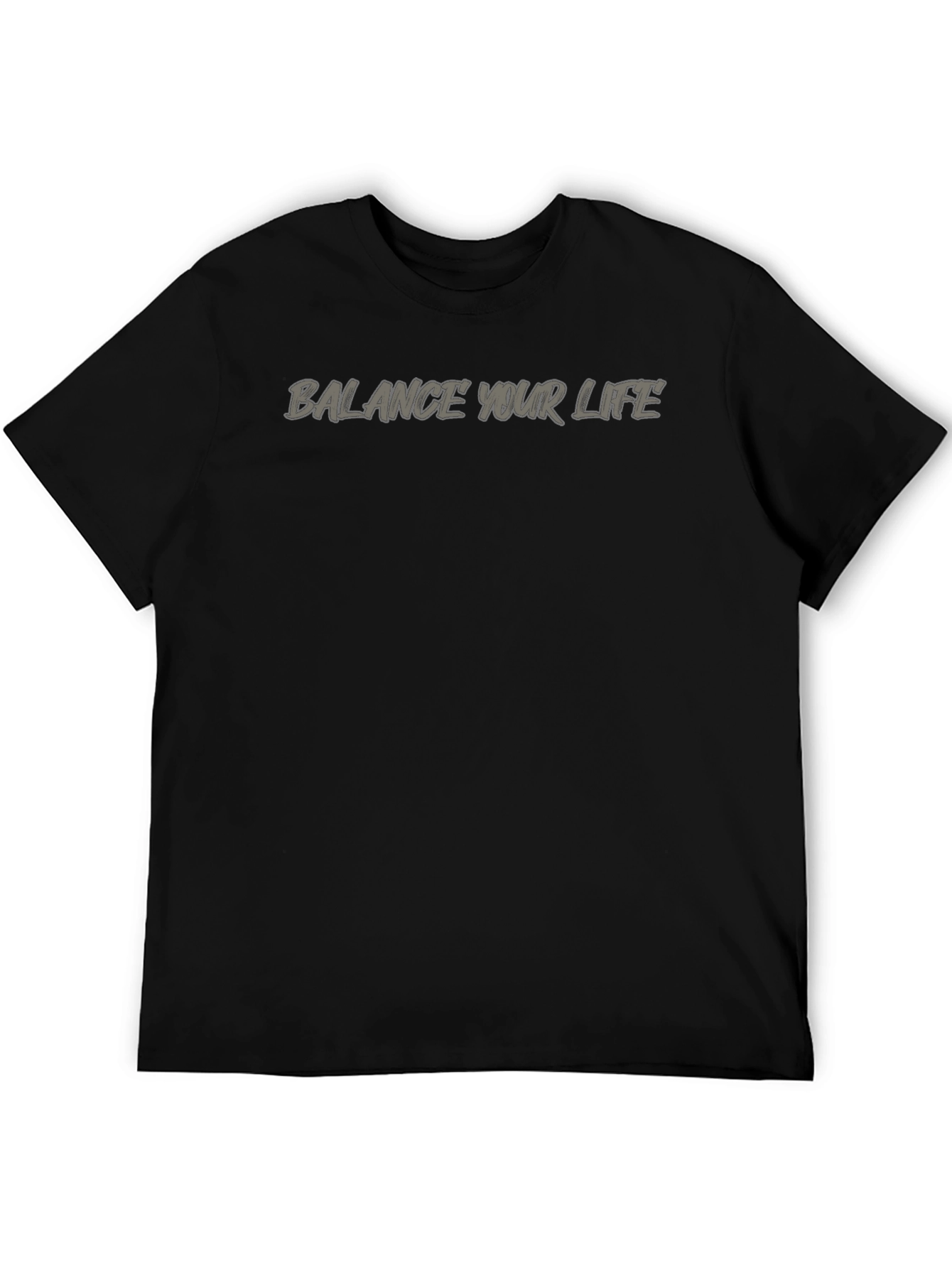 Balance Your Life Black T-Shirt