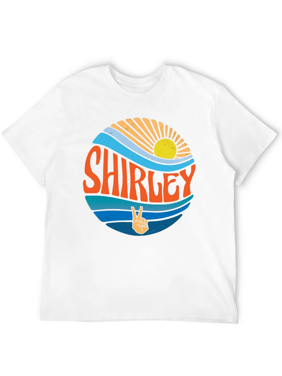 Shirley Retro Peace Sign T-Shirt