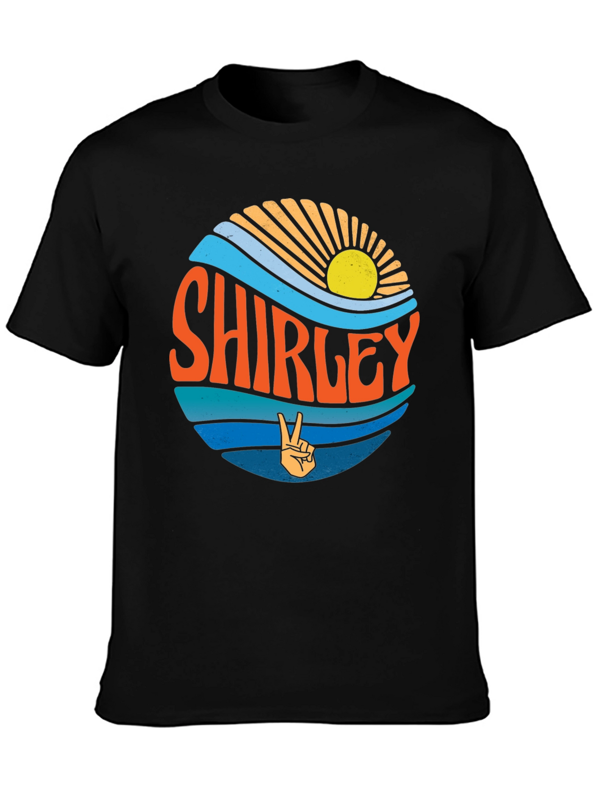 Shirley Retro Peace Sign T-Shirt