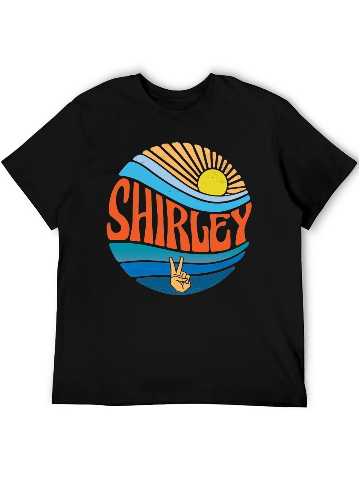 Shirley Retro Peace Sign T-Shirt
