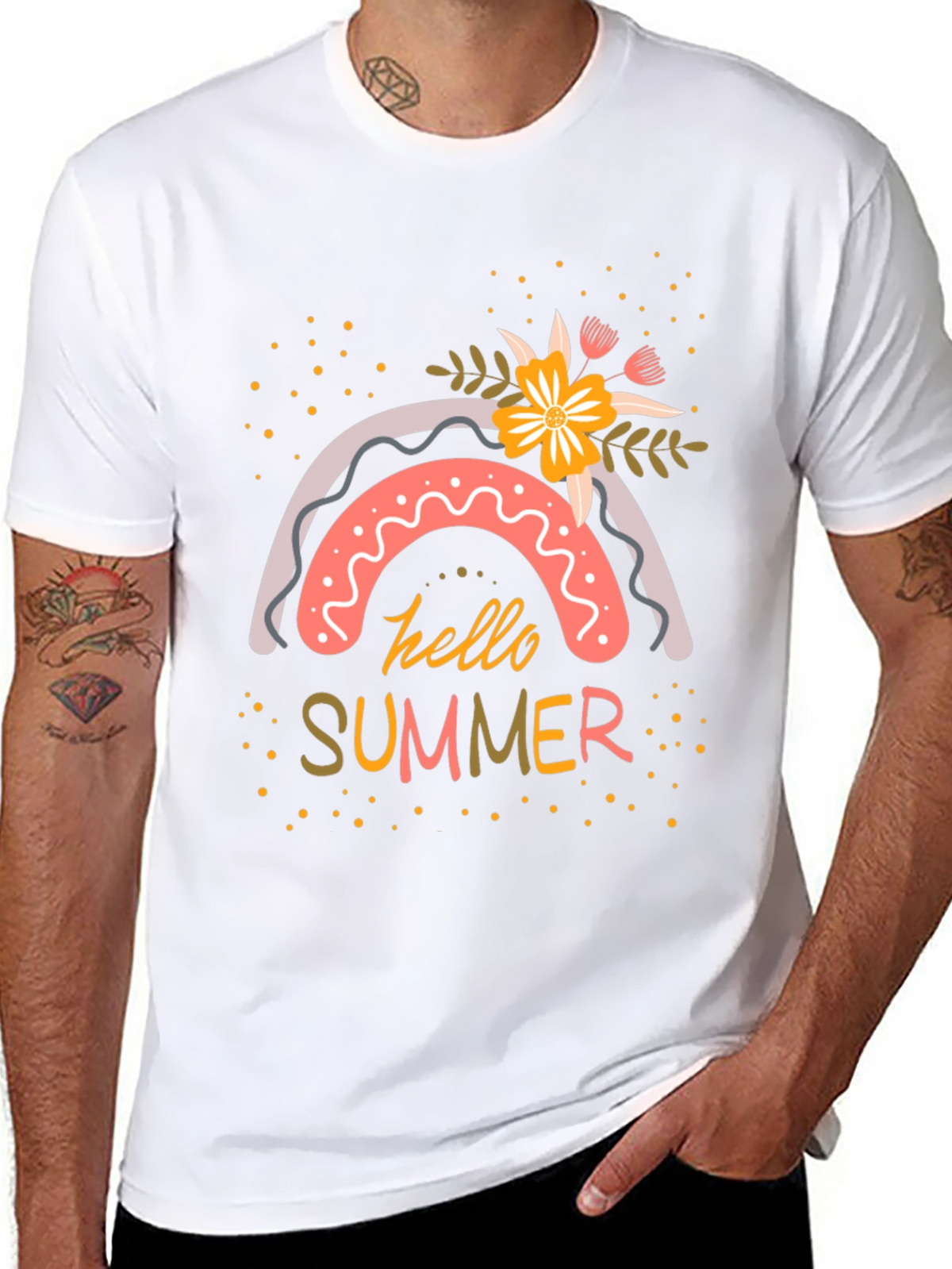 Hello Summer Graphic T-Shirt