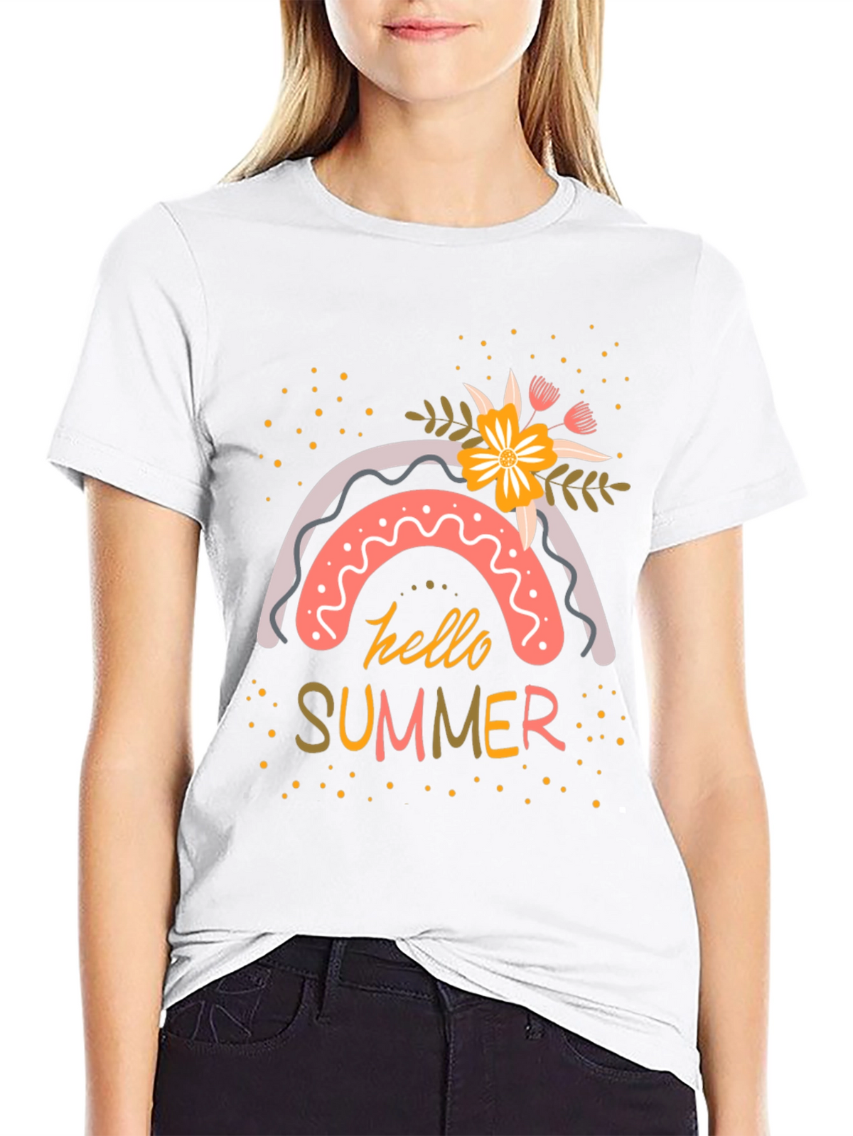 Hello Summer Graphic T-Shirt