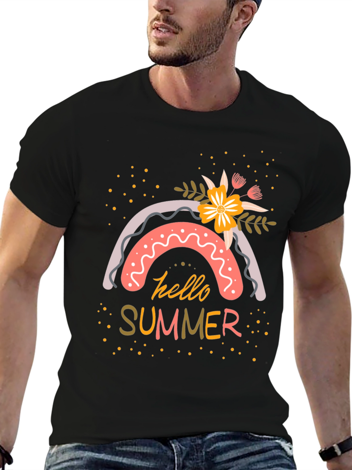 Hello Summer Graphic T-Shirt