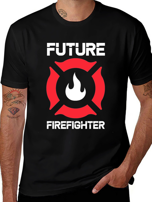 Future Firefighter Black T-Shirt