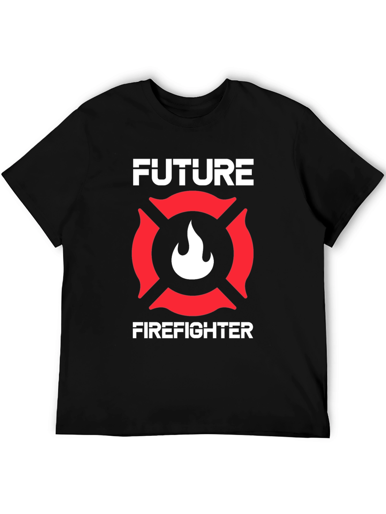Future Firefighter Black T-Shirt