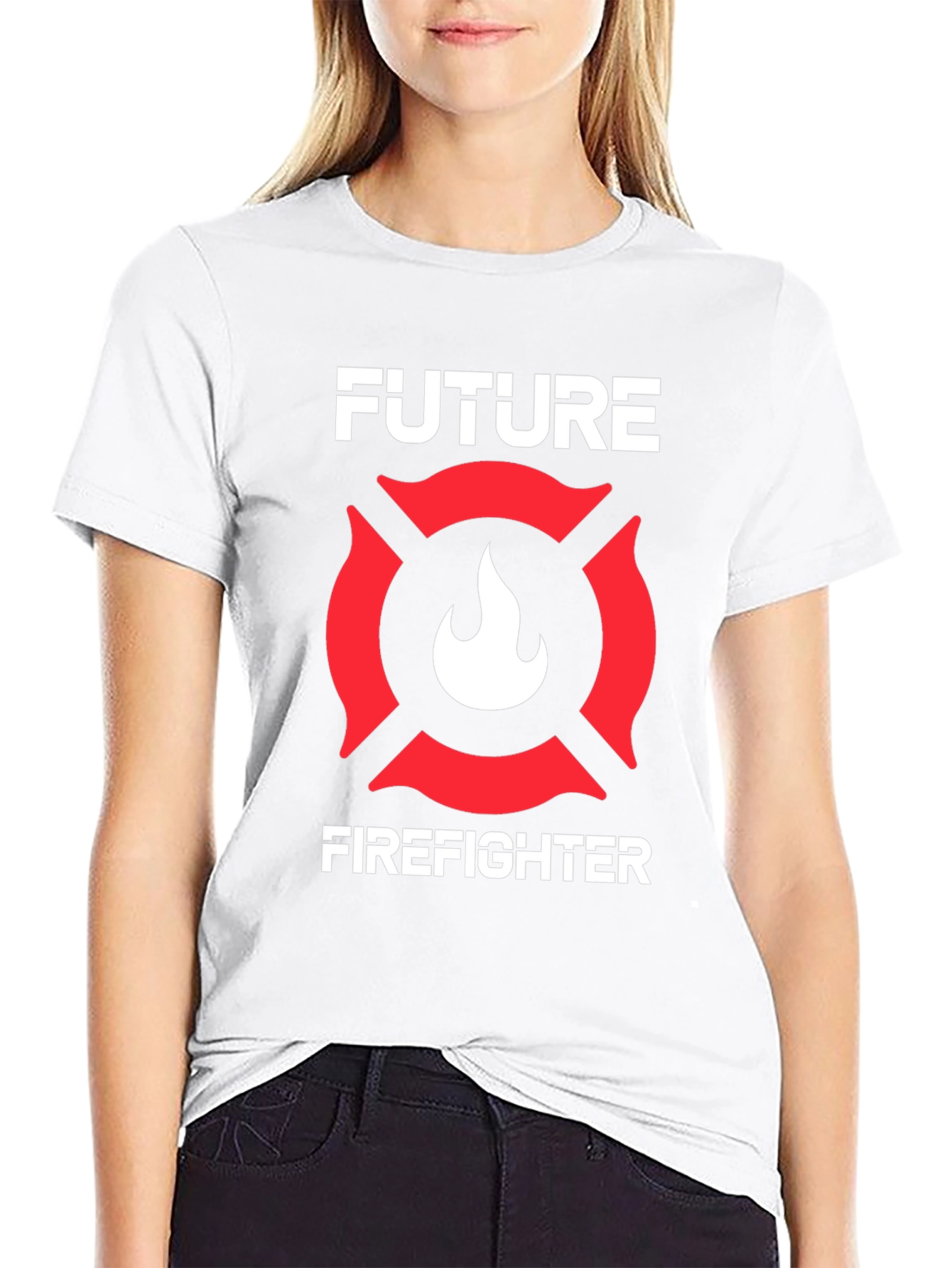Future Firefighter Black T-Shirt