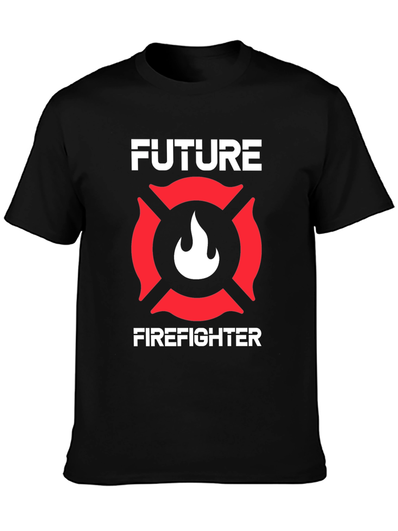 Future Firefighter Black T-Shirt
