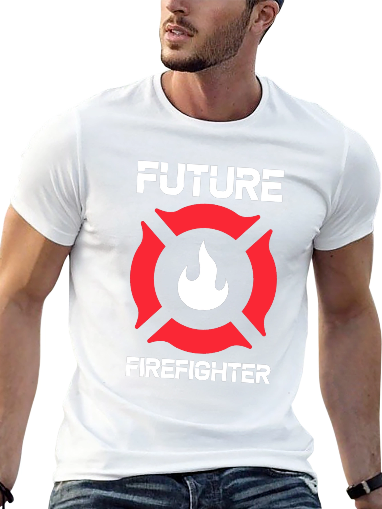 Future Firefighter Black T-Shirt