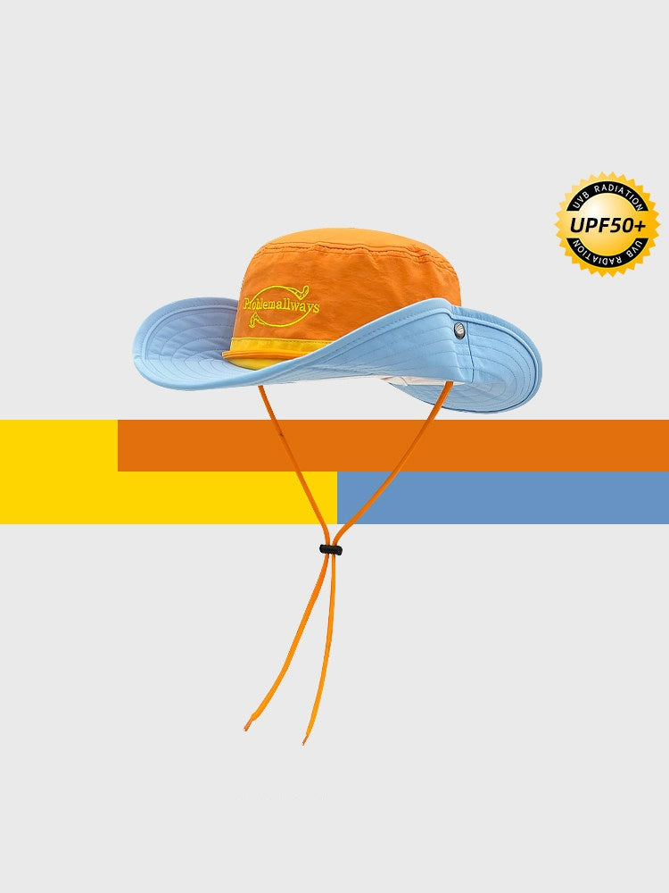 Versatile Outdoor Sun Protection Cowboy Hat for Camping & Fishing
