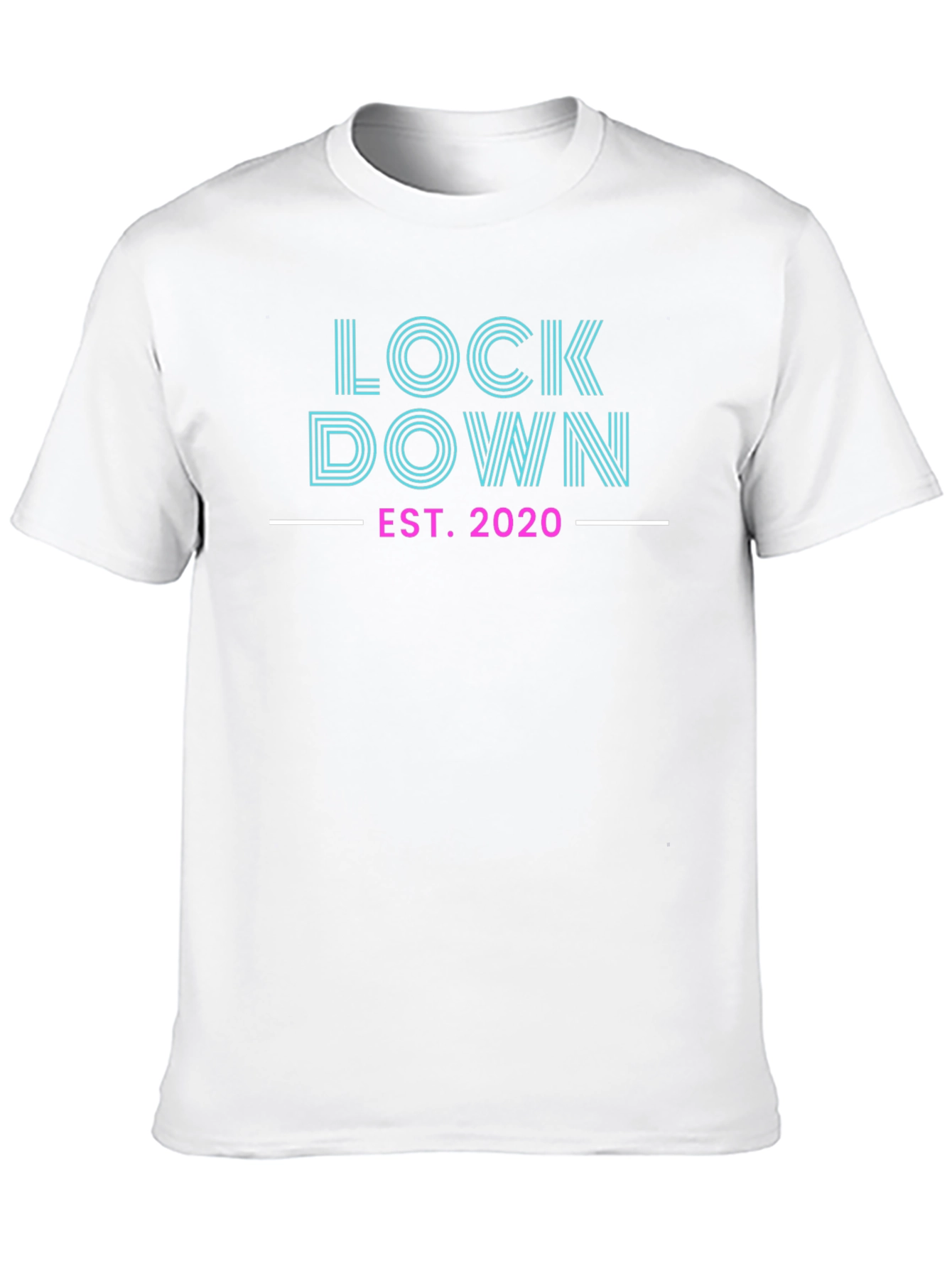 Lockdown 2020 Graphic Tee - Stylish Quarantine T-Shirt