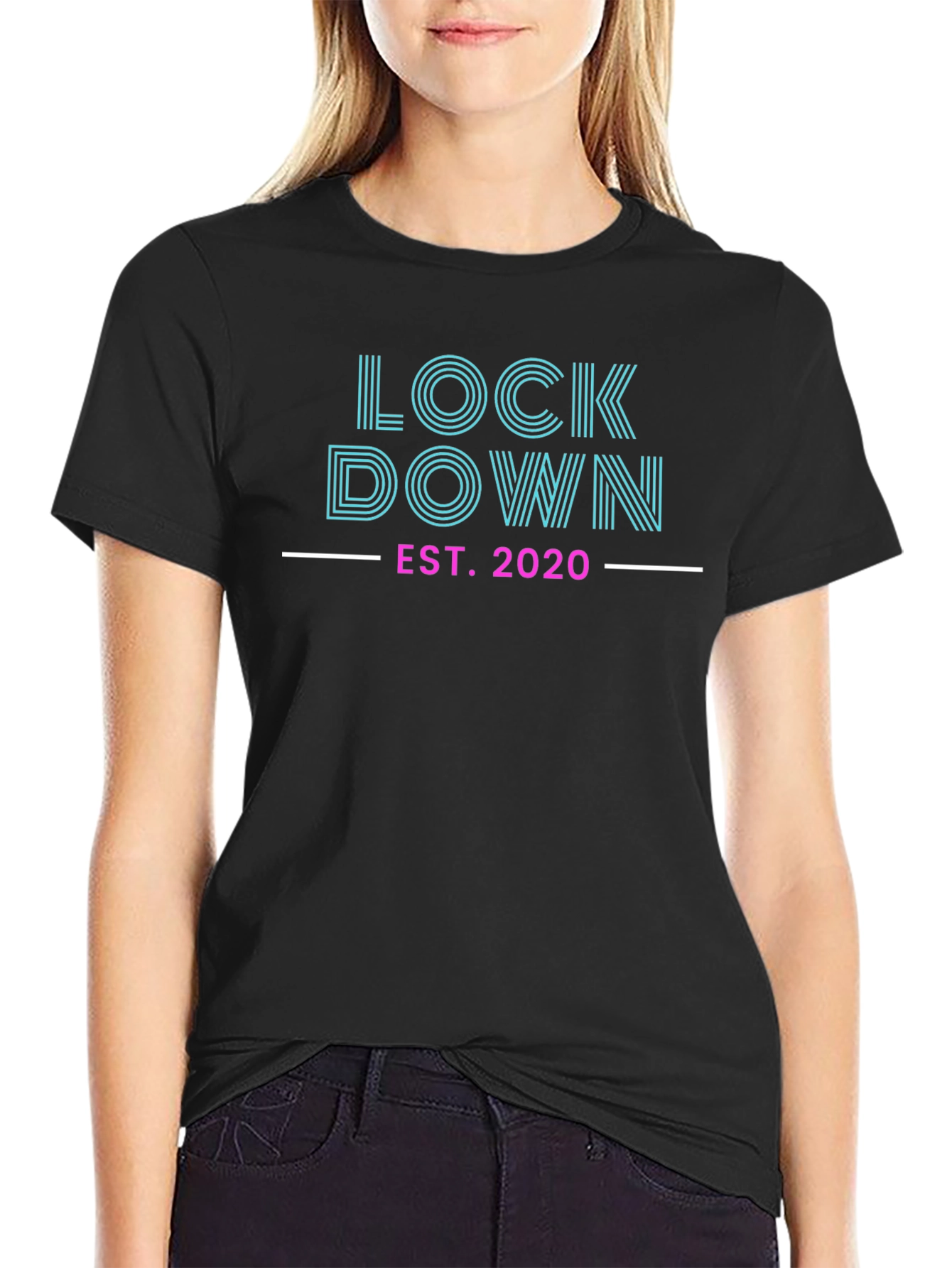 Lockdown 2020 Graphic Tee - Stylish Quarantine T-Shirt