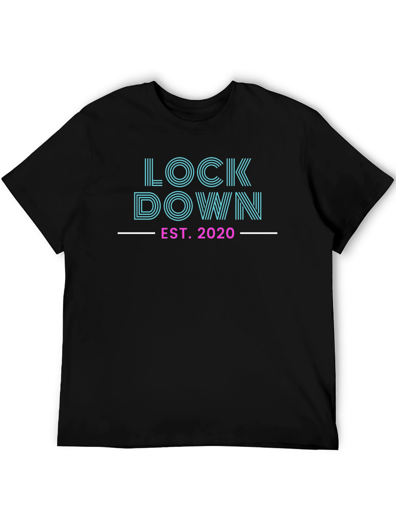 Lockdown 2020 Graphic Tee - Stylish Quarantine T-Shirt