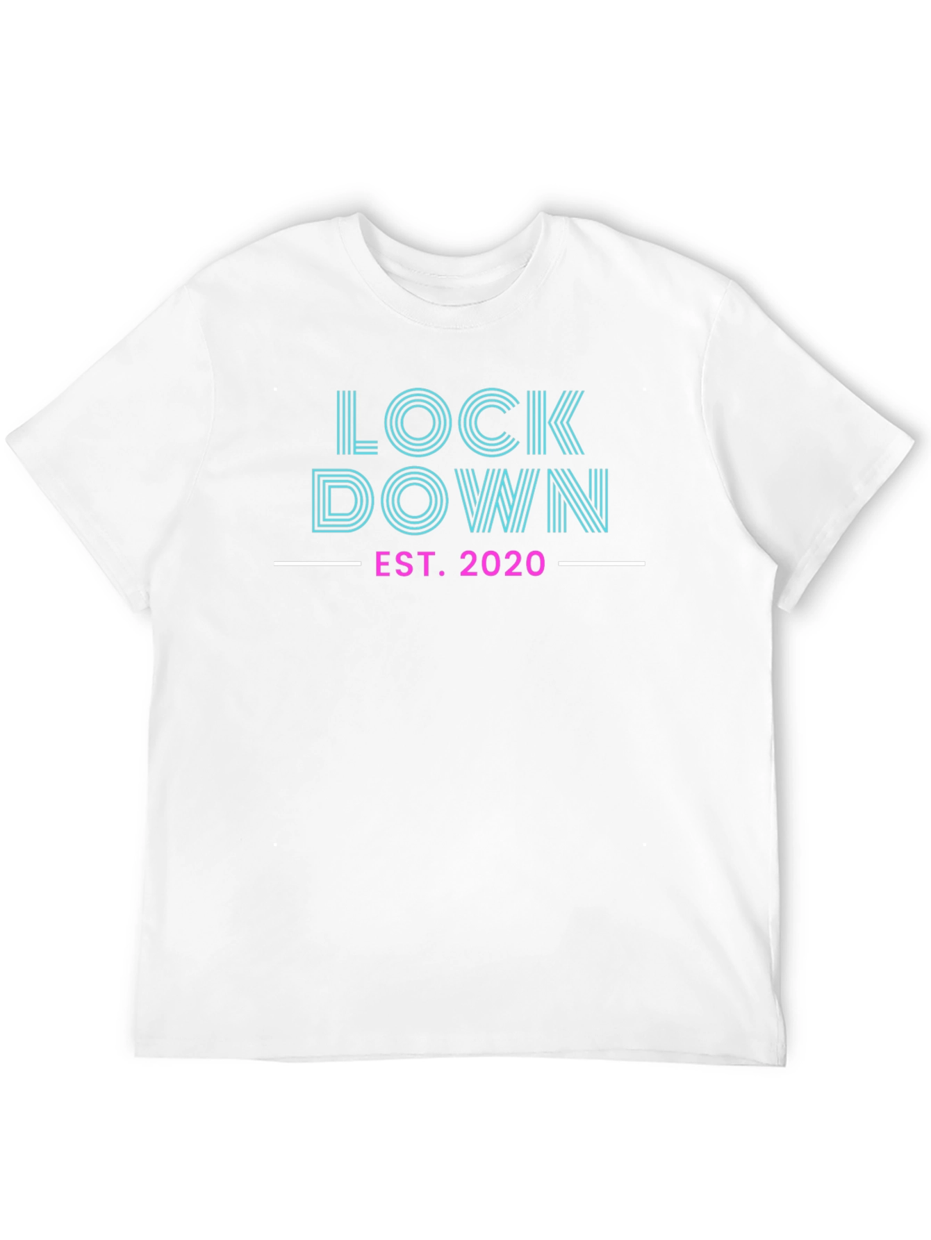 Lockdown 2020 Graphic Tee - Stylish Quarantine T-Shirt