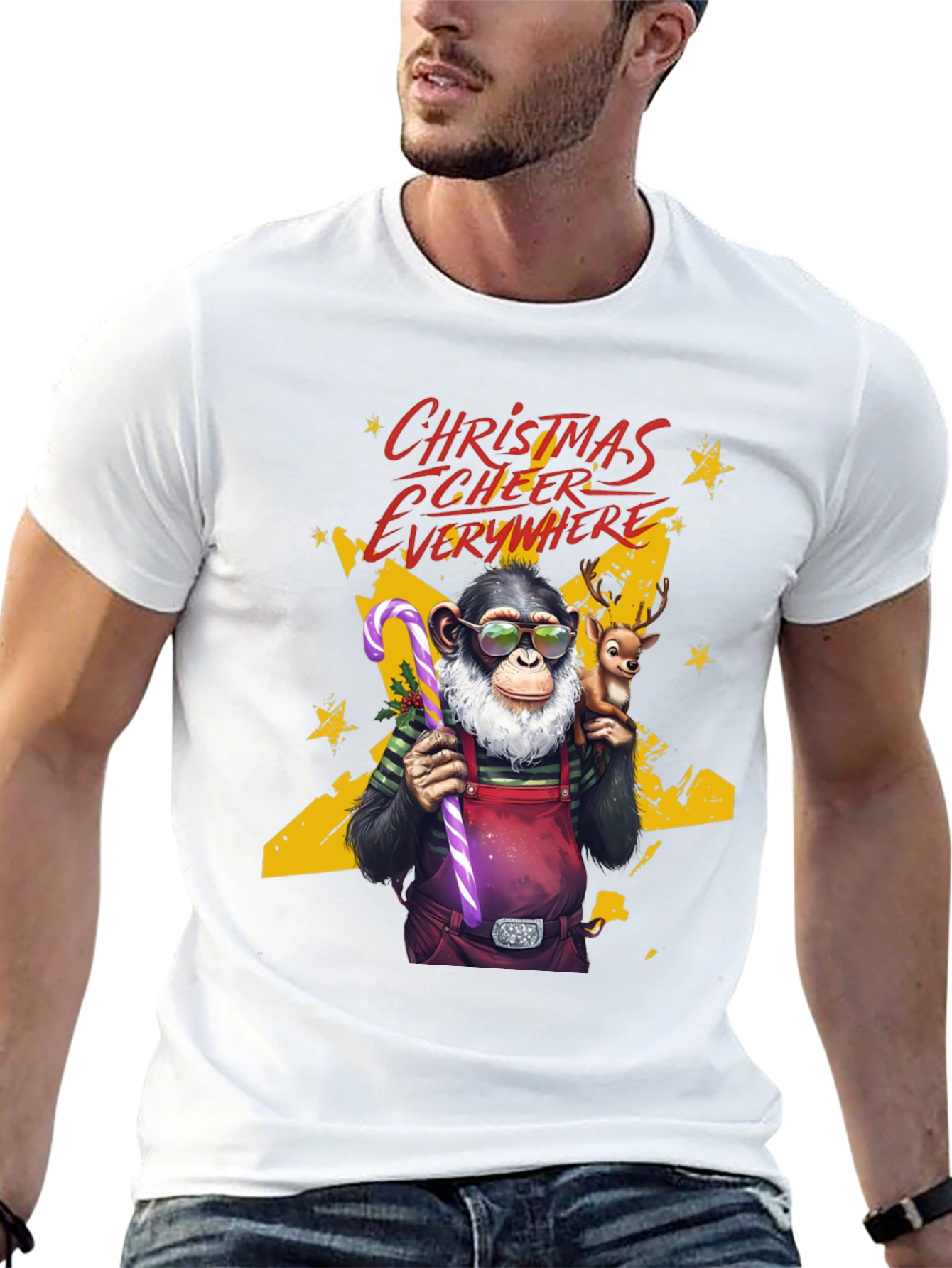 Christmas Monkey Tee