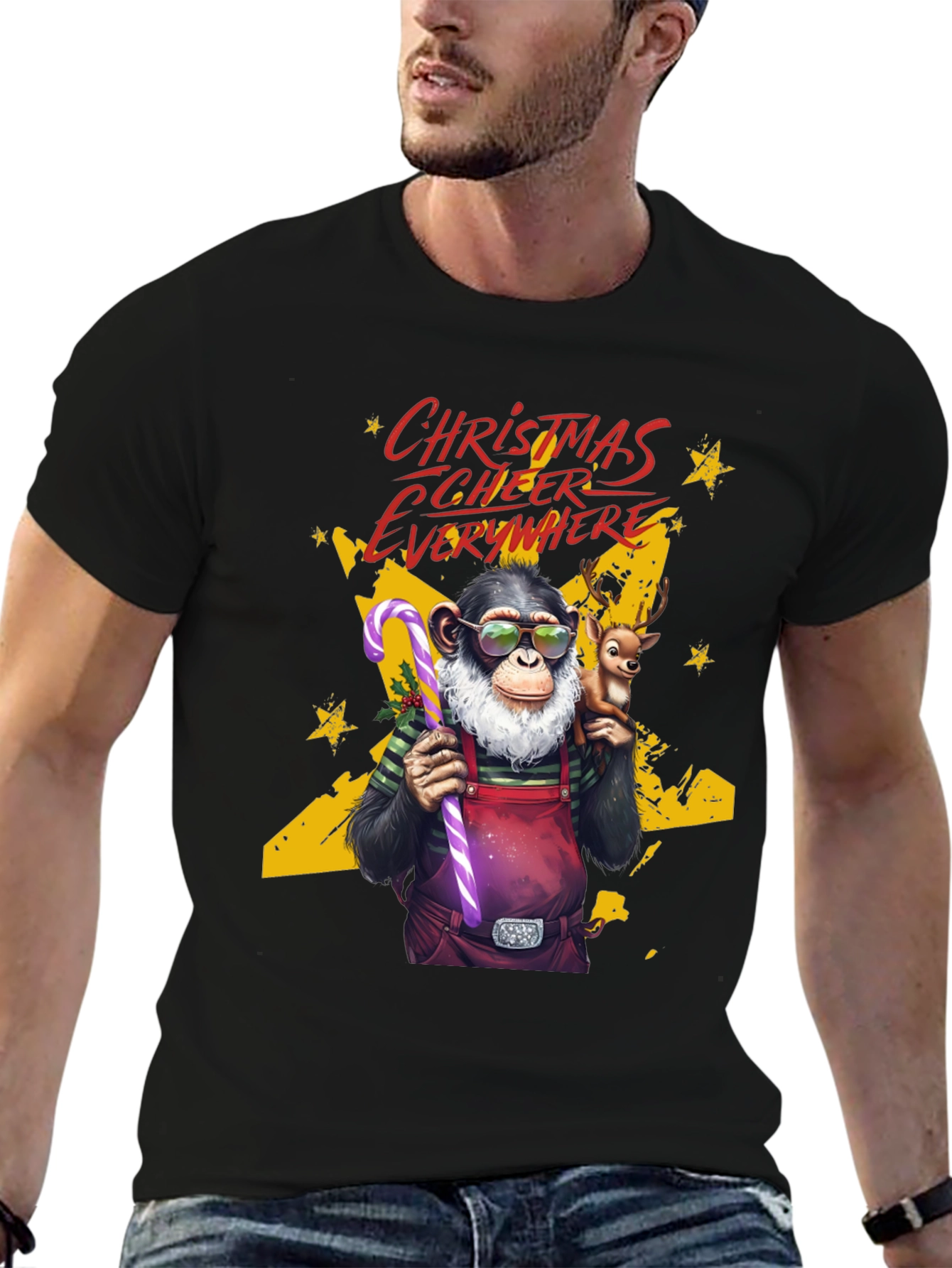 Christmas Monkey Tee