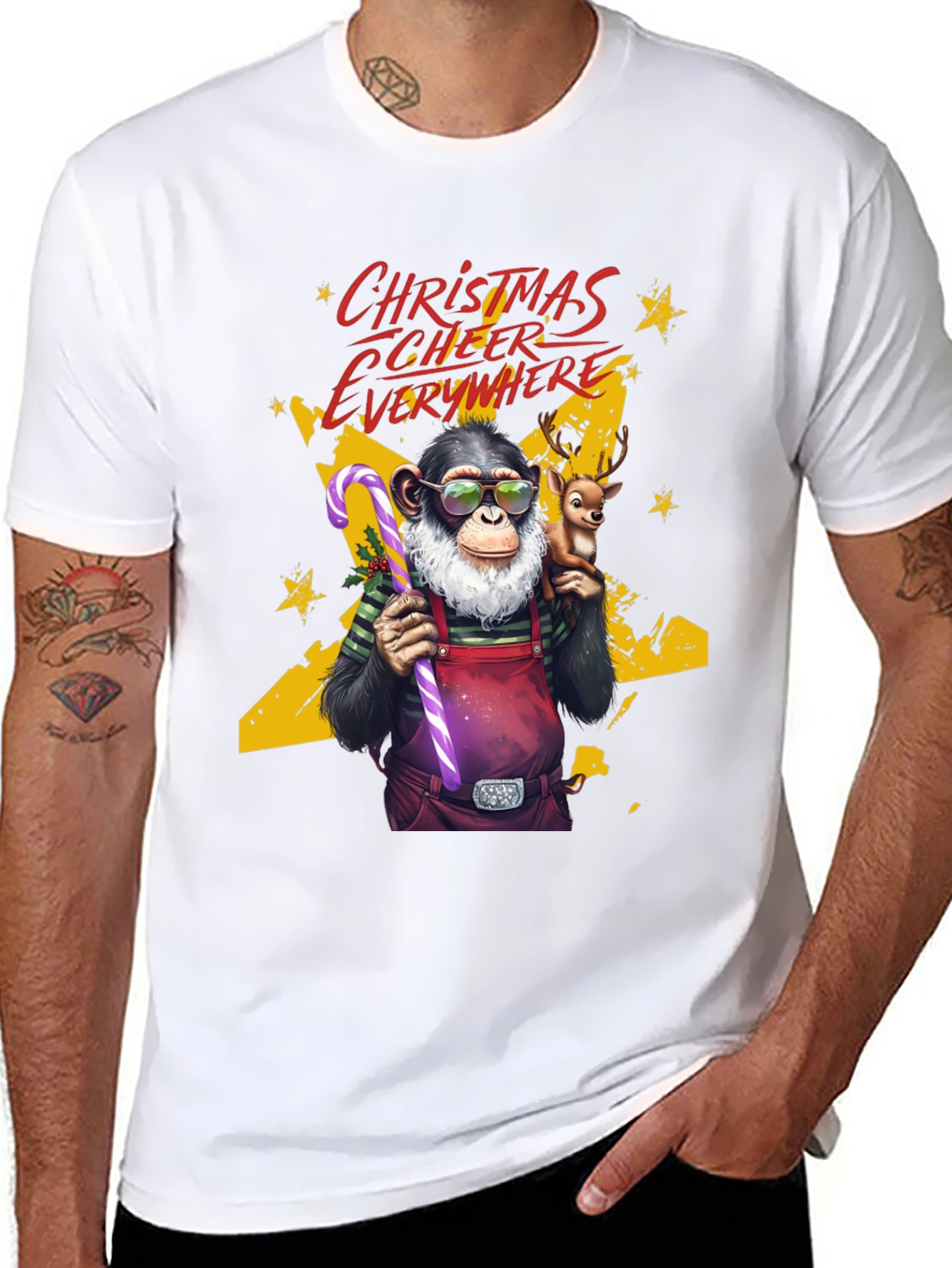 Christmas Monkey Tee