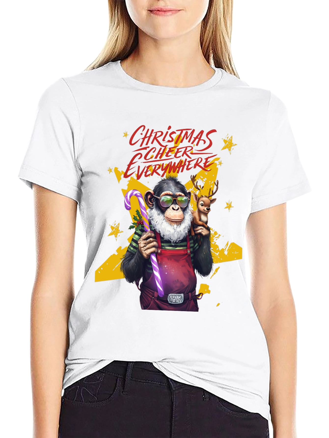 Christmas Monkey Tee