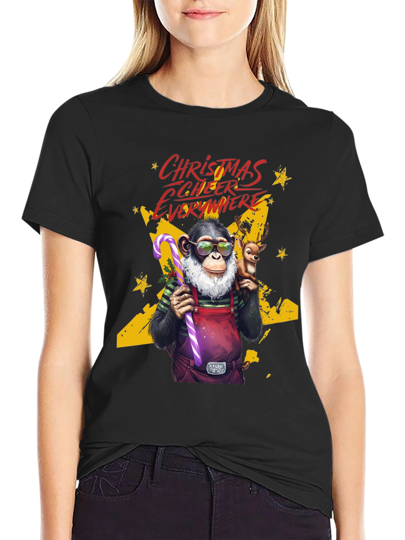 Christmas Monkey Tee