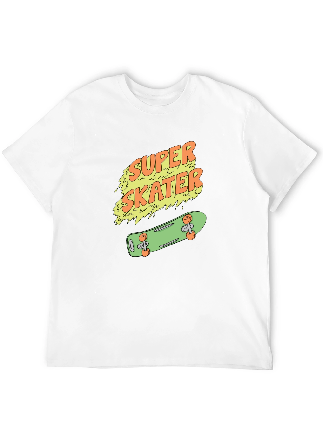 Super Skater Graphic Tee - Cool Skateboard T-Shirt