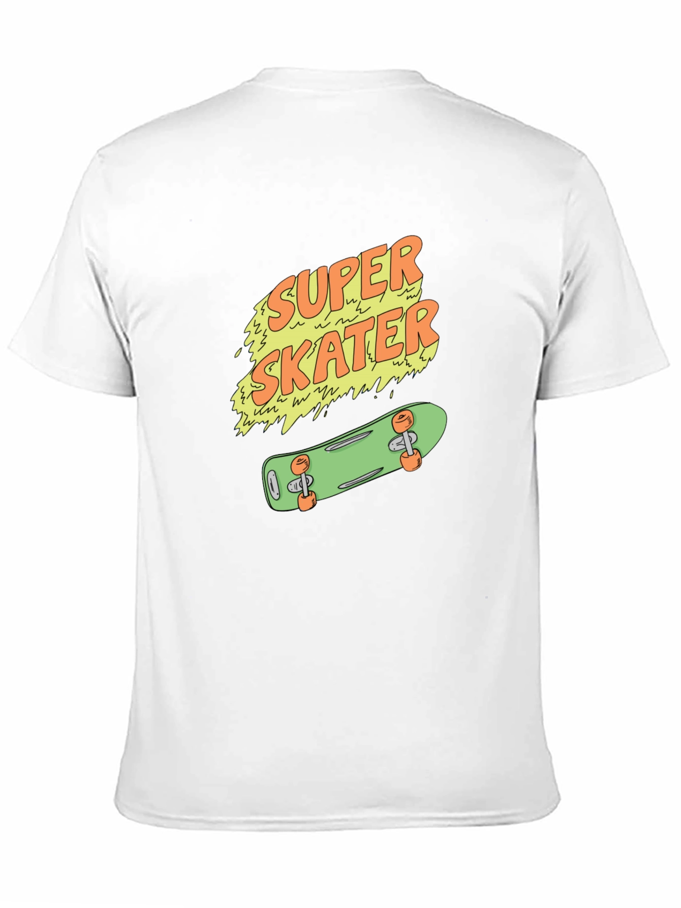 Super Skater Graphic Tee - Cool Skateboard T-Shirt