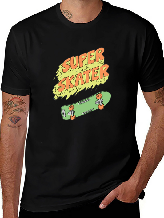 Super Skater Graphic Tee - Cool Skateboard T-Shirt