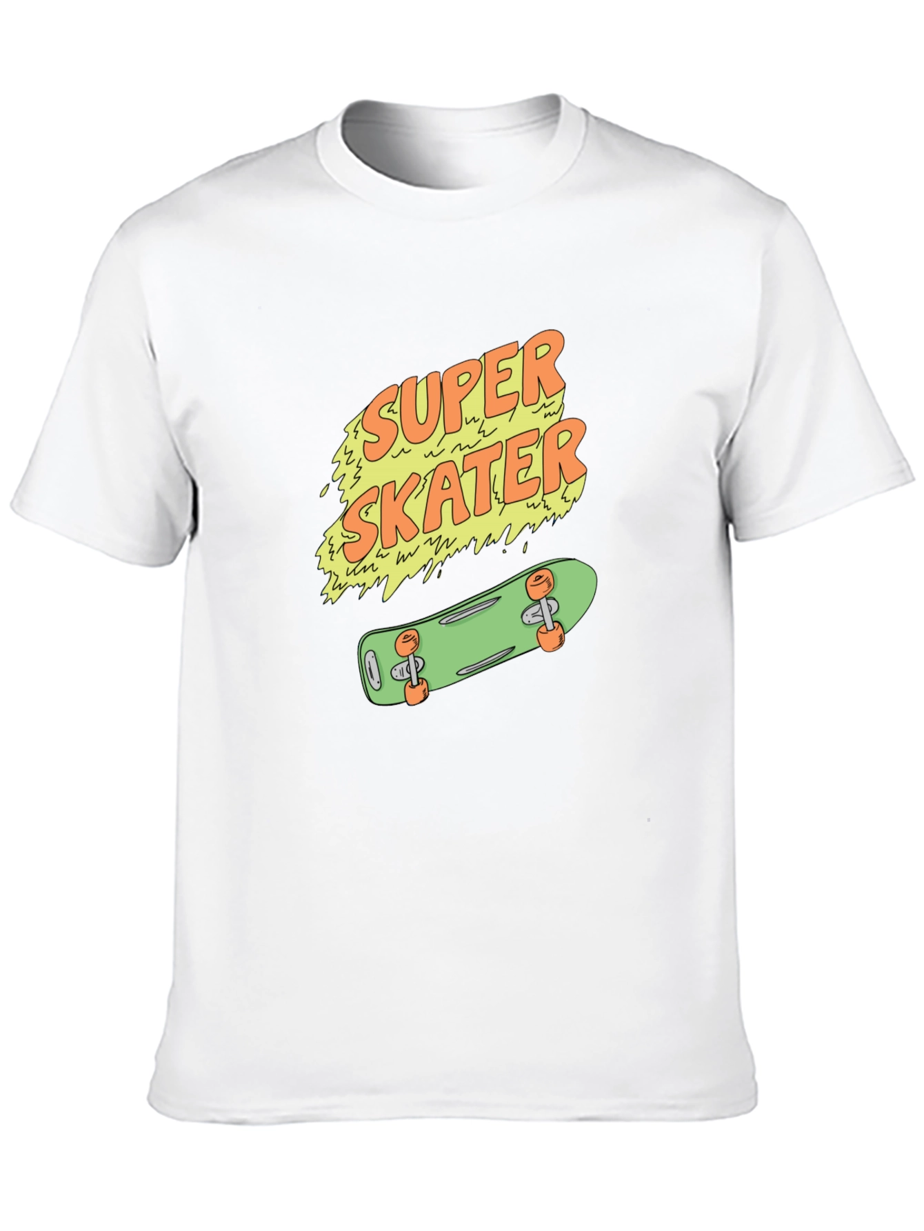 Super Skater Graphic Tee - Cool Skateboard T-Shirt
