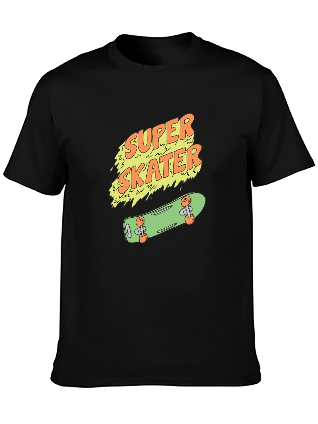 Super Skater Graphic Tee - Cool Skateboard T-Shirt