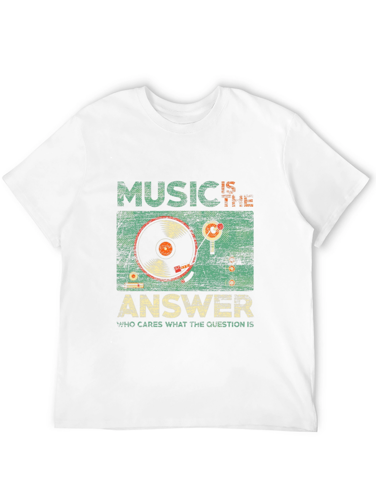 Music is the Answer Retro Graphic Tee