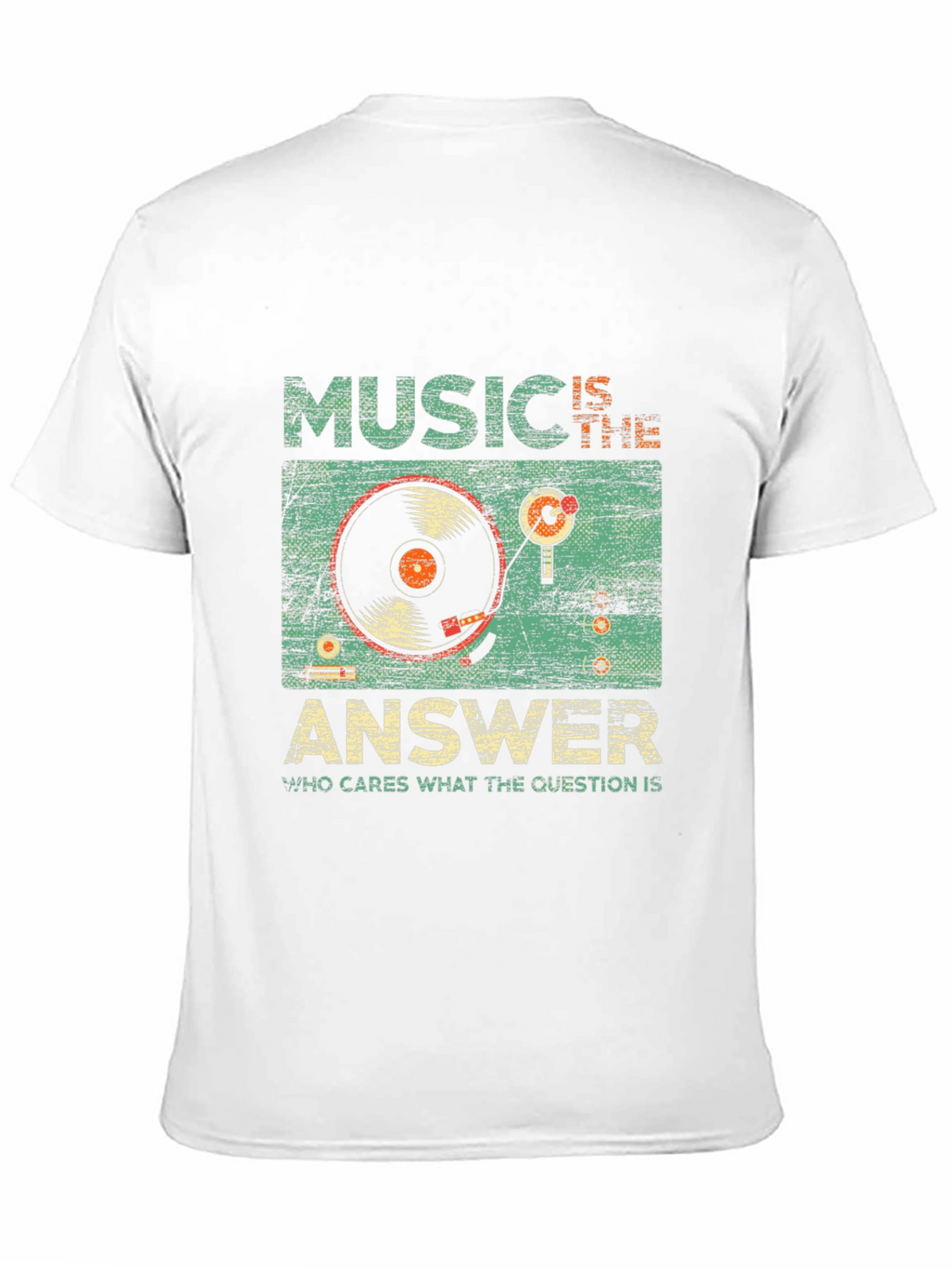 Music is the Answer Retro Graphic Tee