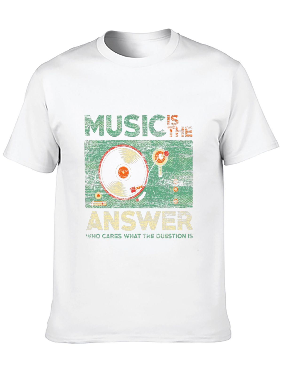 Music is the Answer Retro Graphic Tee
