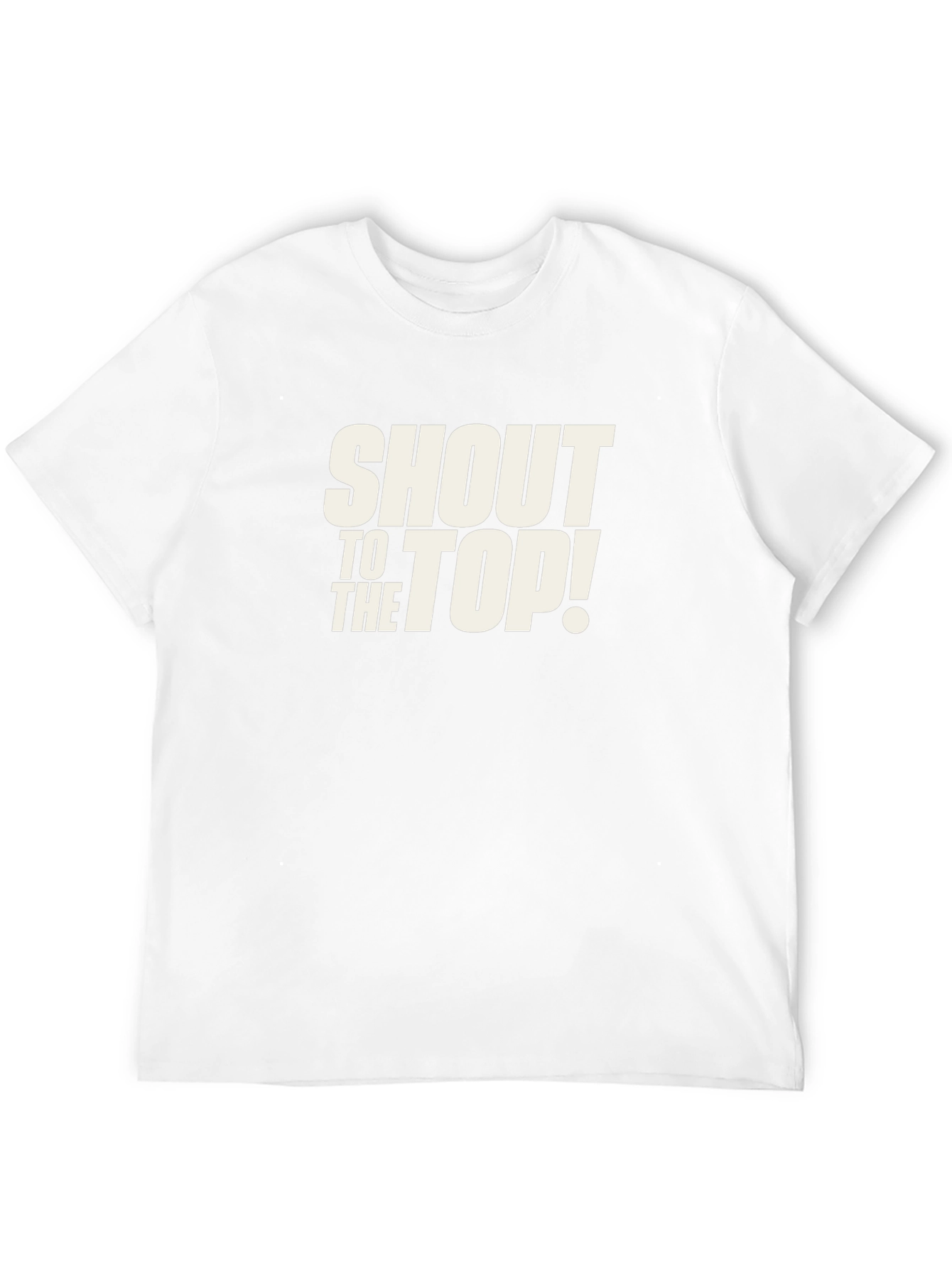 Shout to the Top Black T-Shirt
