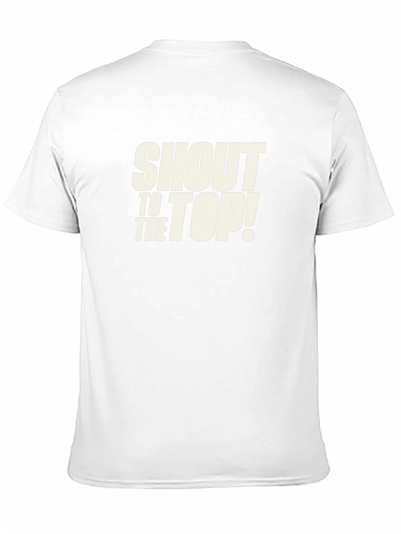Shout to the Top Black T-Shirt