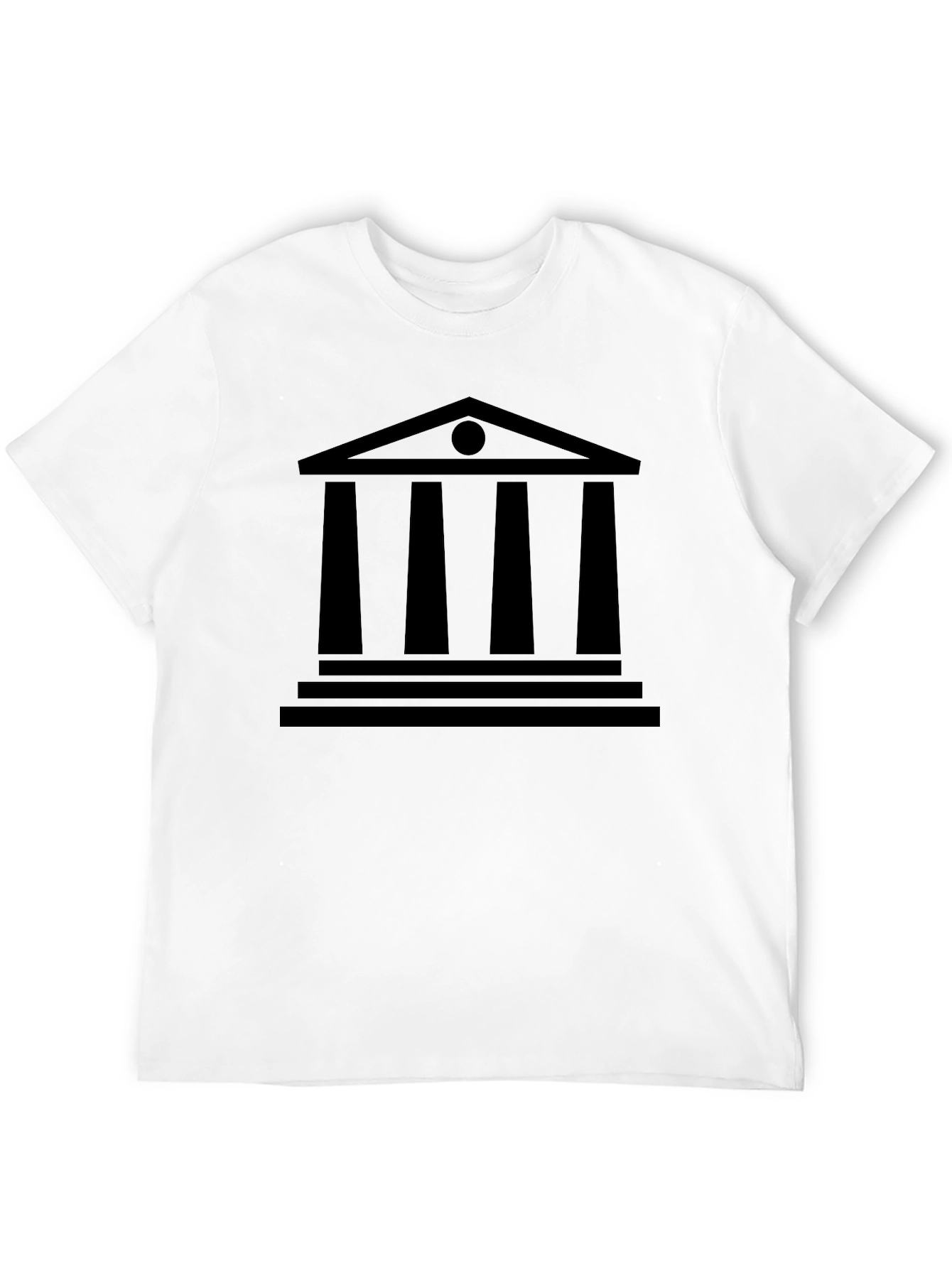 Classic Greek Temple Graphic T-Shirt