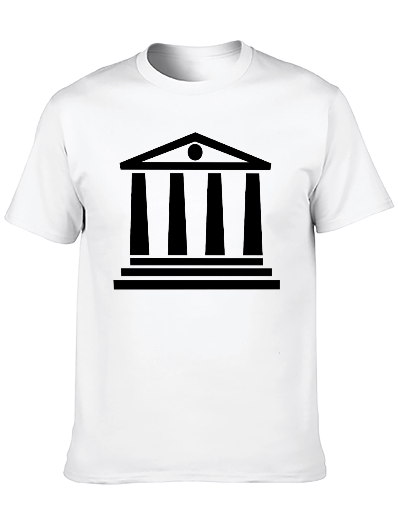 Classic Greek Temple Graphic T-Shirt