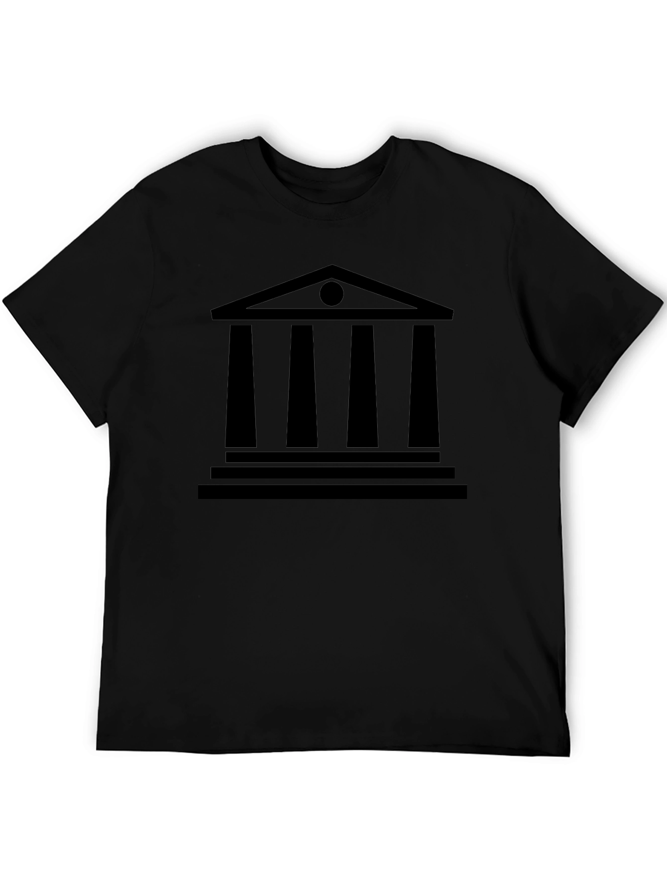 Classic Greek Temple Graphic T-Shirt