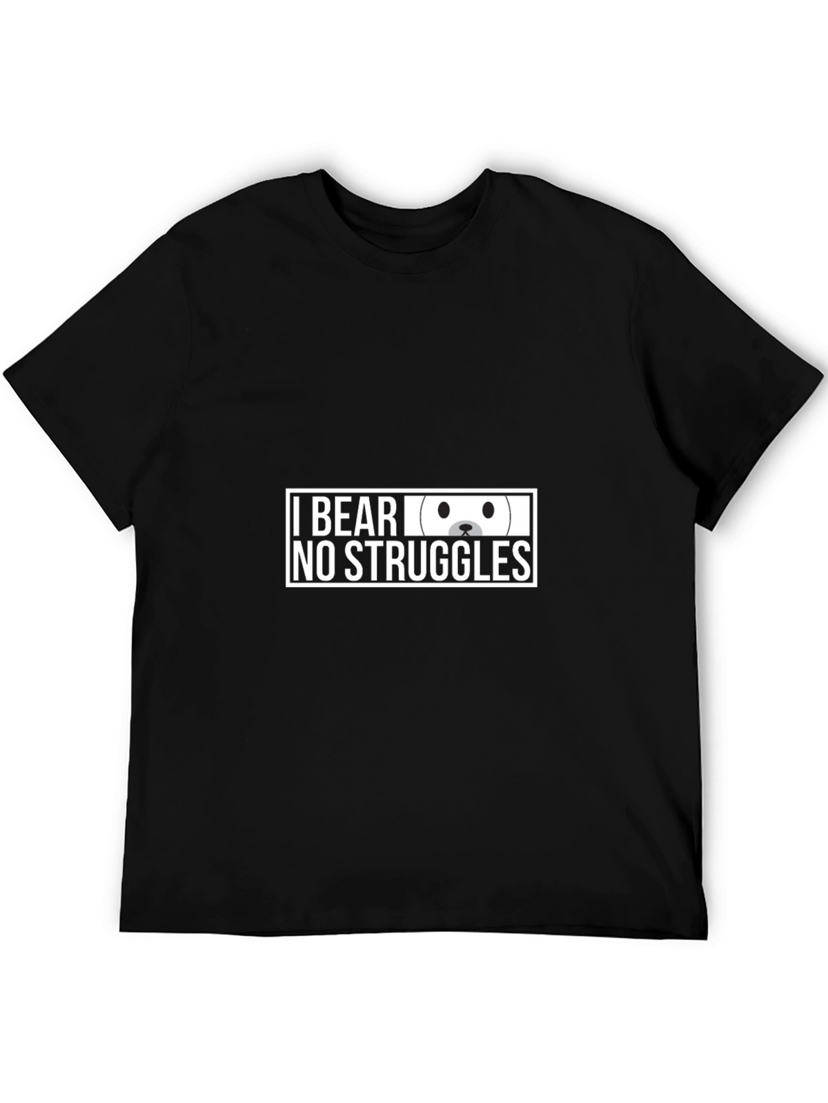 I Bear No Struggles Graphic Tee - Black