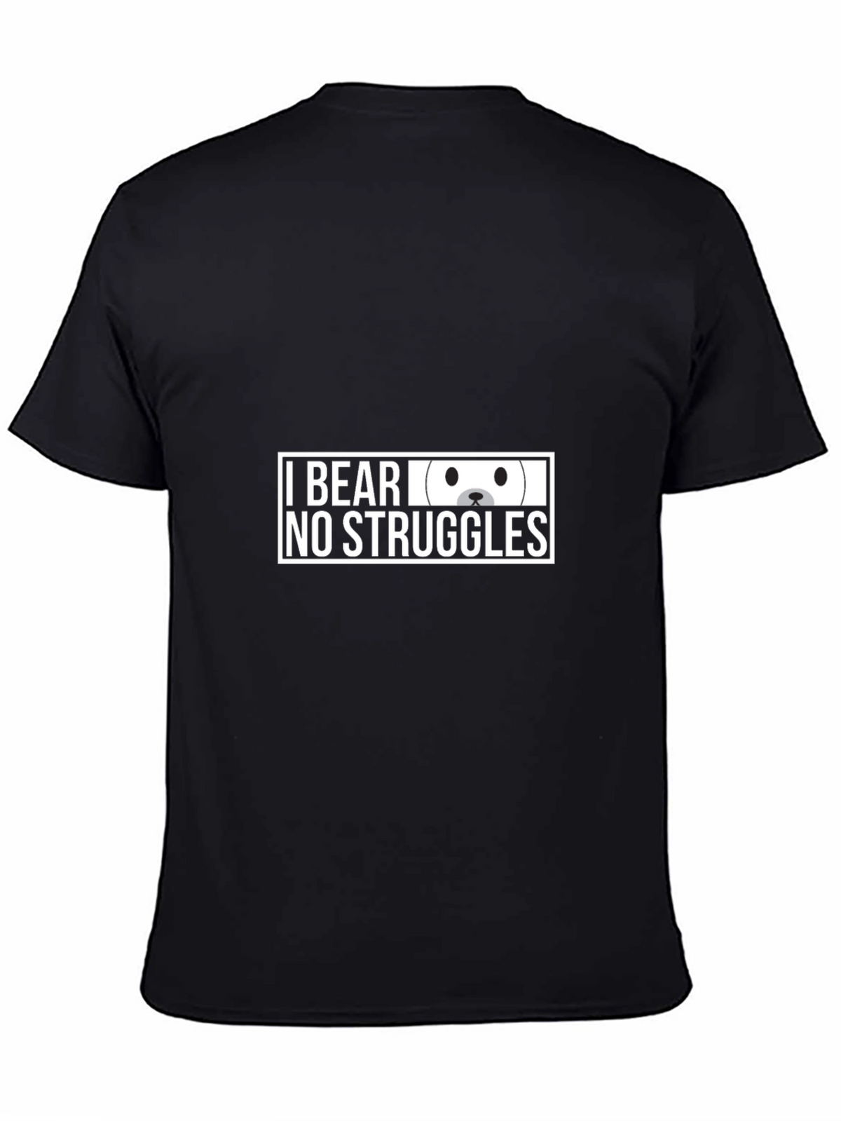 I Bear No Struggles Graphic Tee - Black