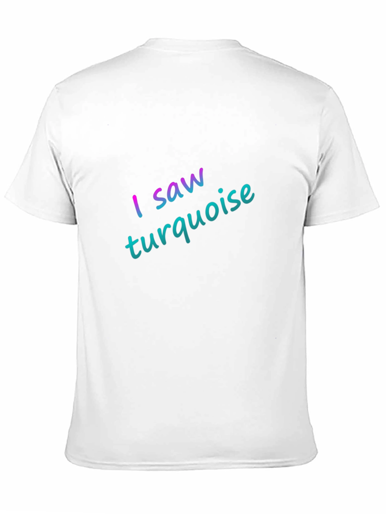 I Saw Turquoise Black T-Shirt