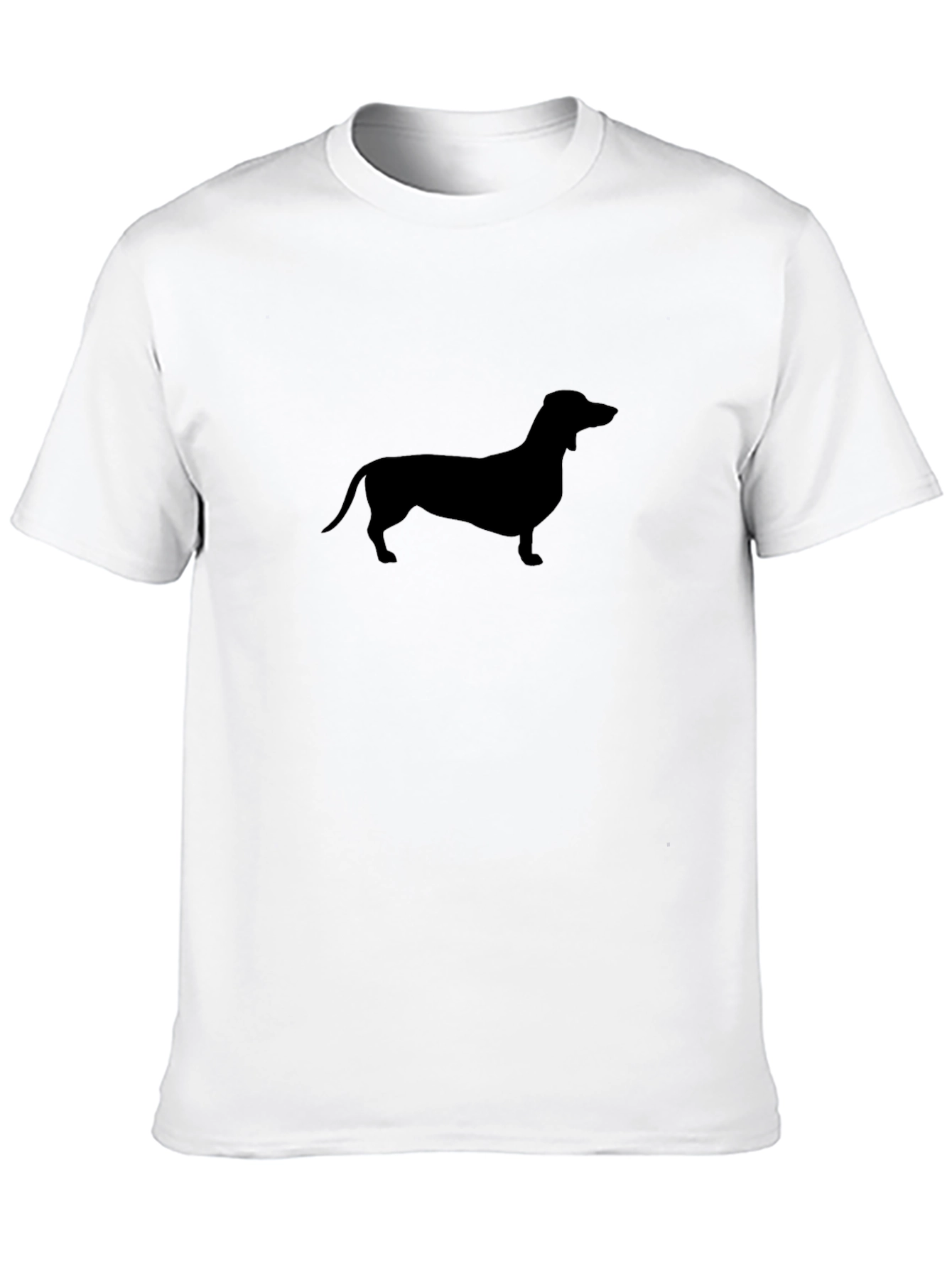 Dachshund Silhouette Tee - Unisex Black Shirt