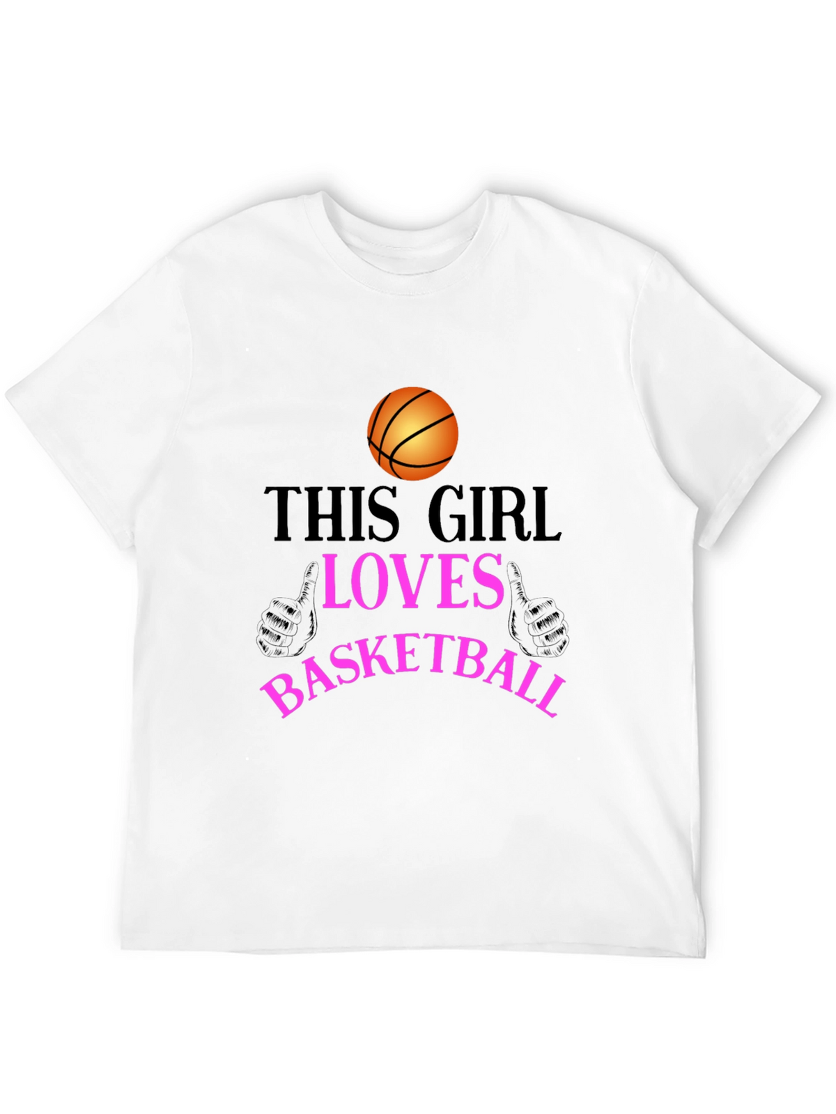 Basketball Lover T-Shirt - This Girl Loves Basketball