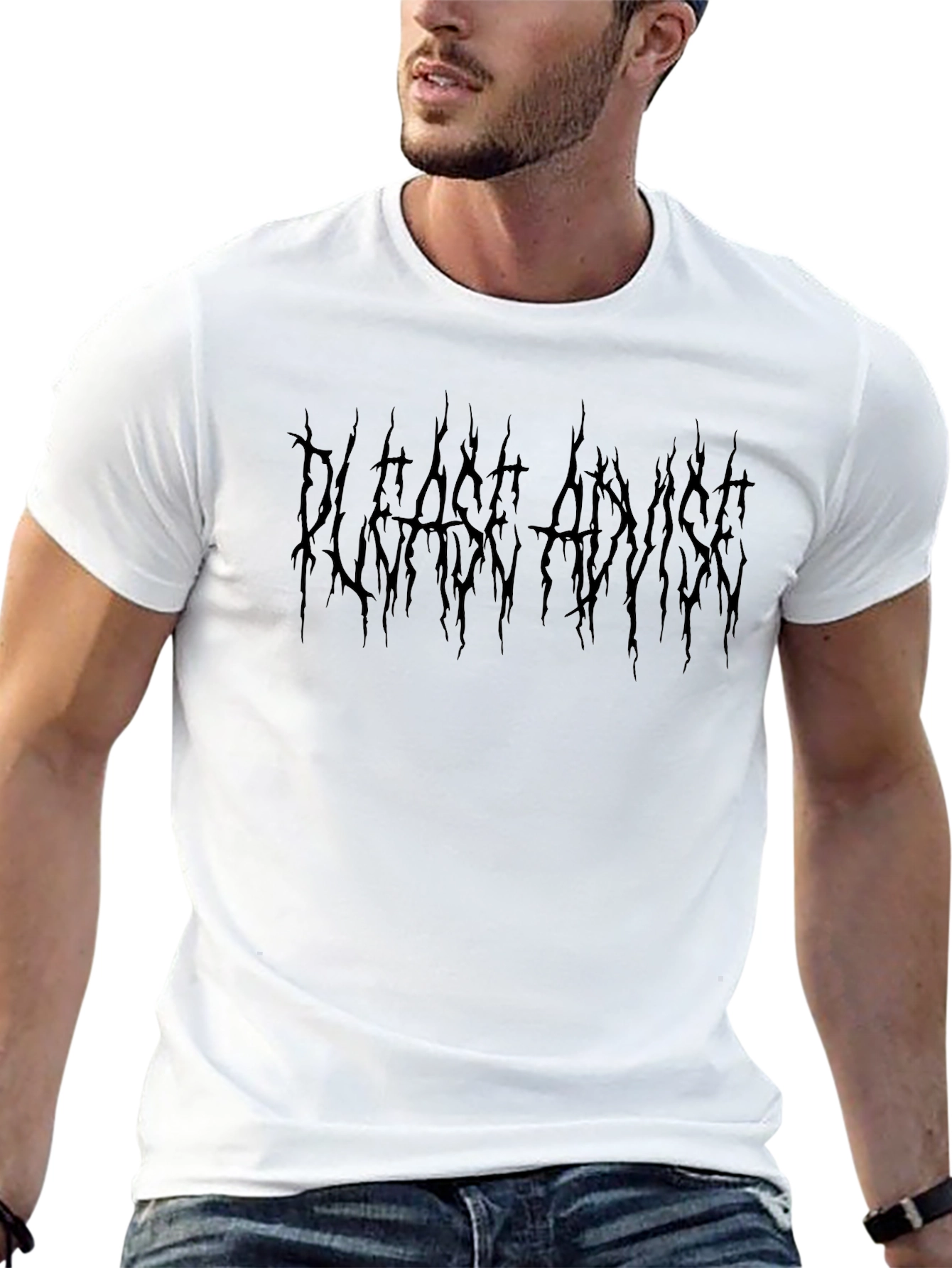 Please Advise Gothic T-Shirt