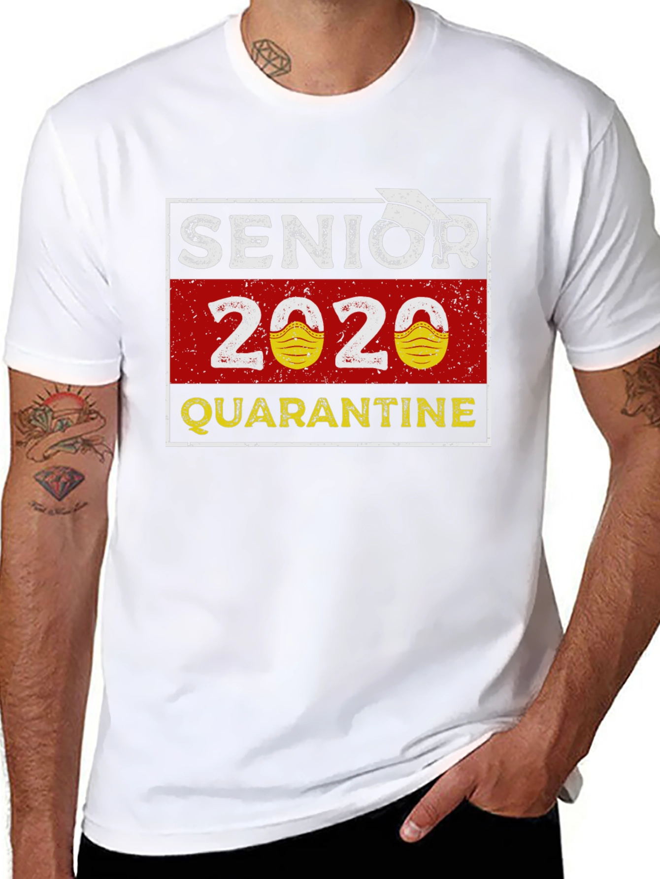 Senior 2020 Quarantine T-Shirt Graduation Gift