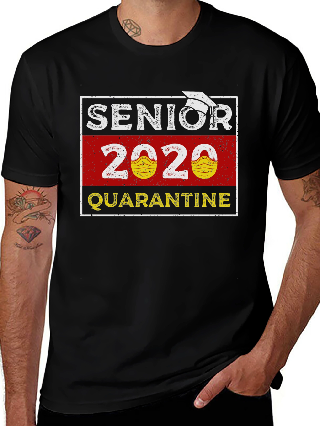 Senior 2020 Quarantine T-Shirt Graduation Gift