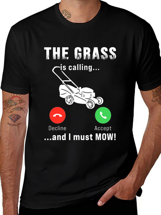 The Grass Is Calling Mens Graphic Tee