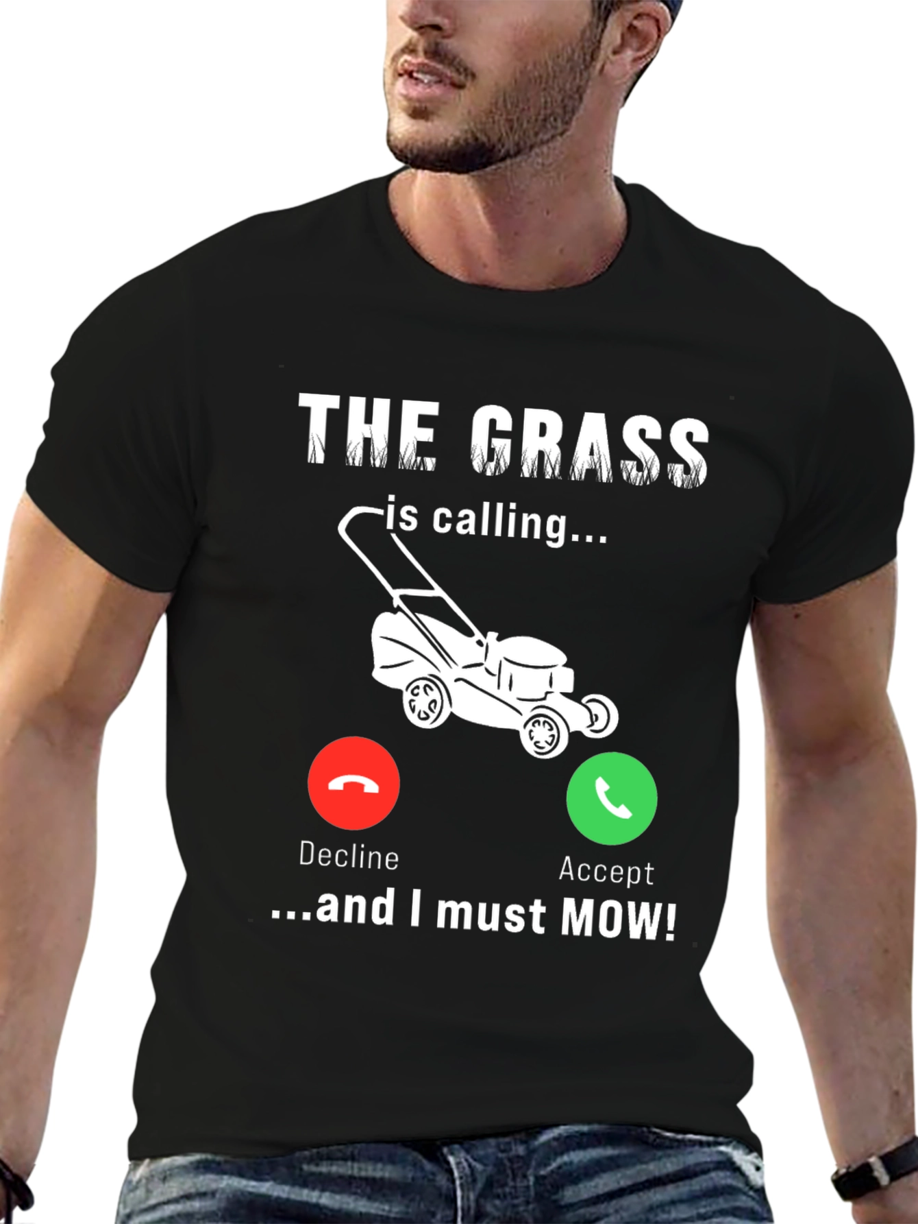 The Grass Is Calling Mens Graphic Tee