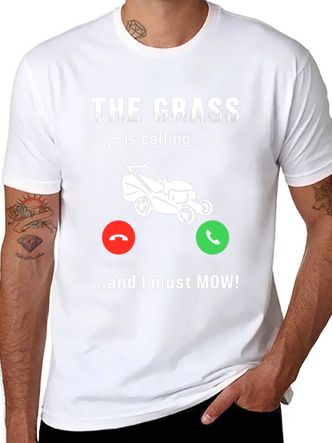 The Grass Is Calling Mens Graphic Tee