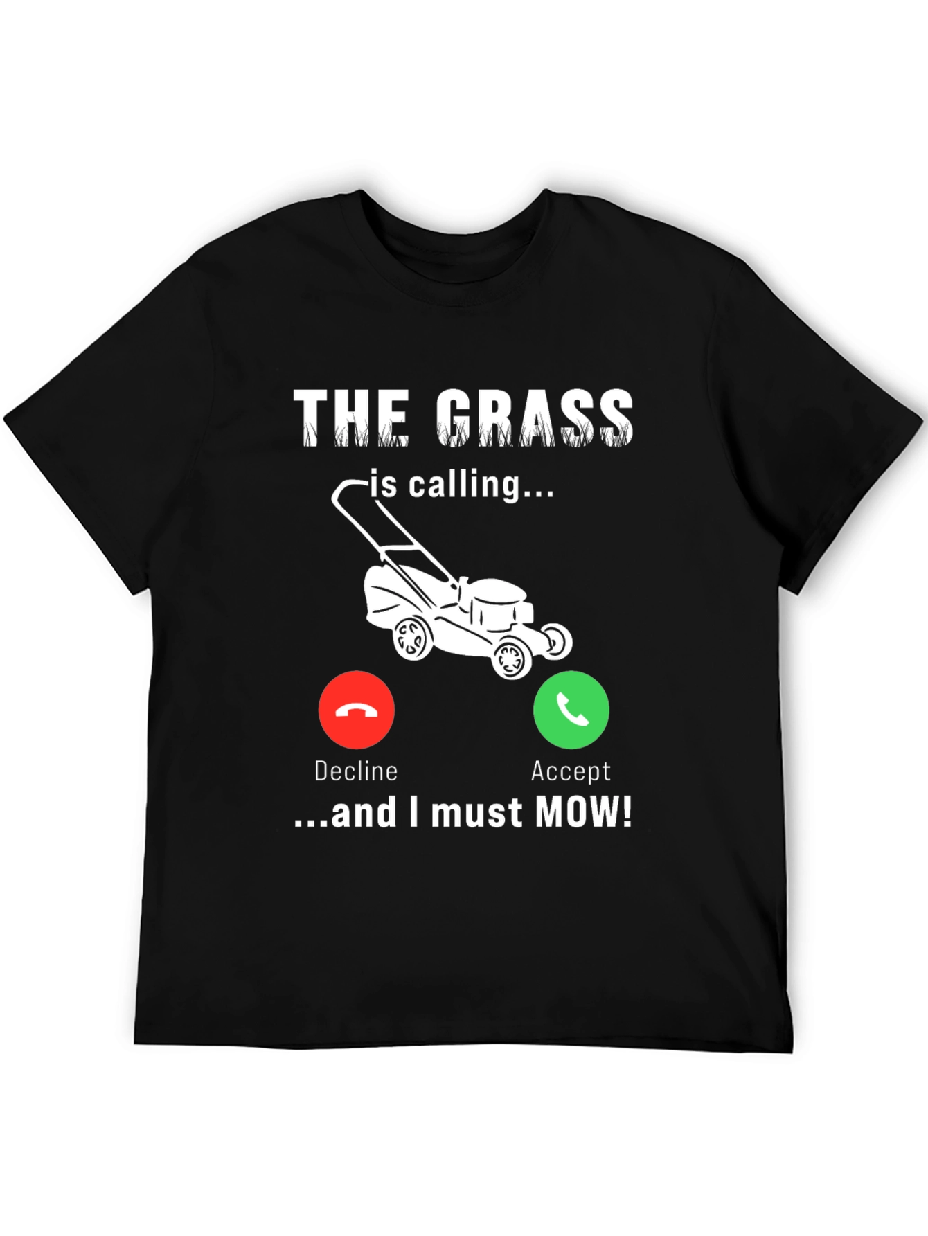 The Grass Is Calling Mens Graphic Tee