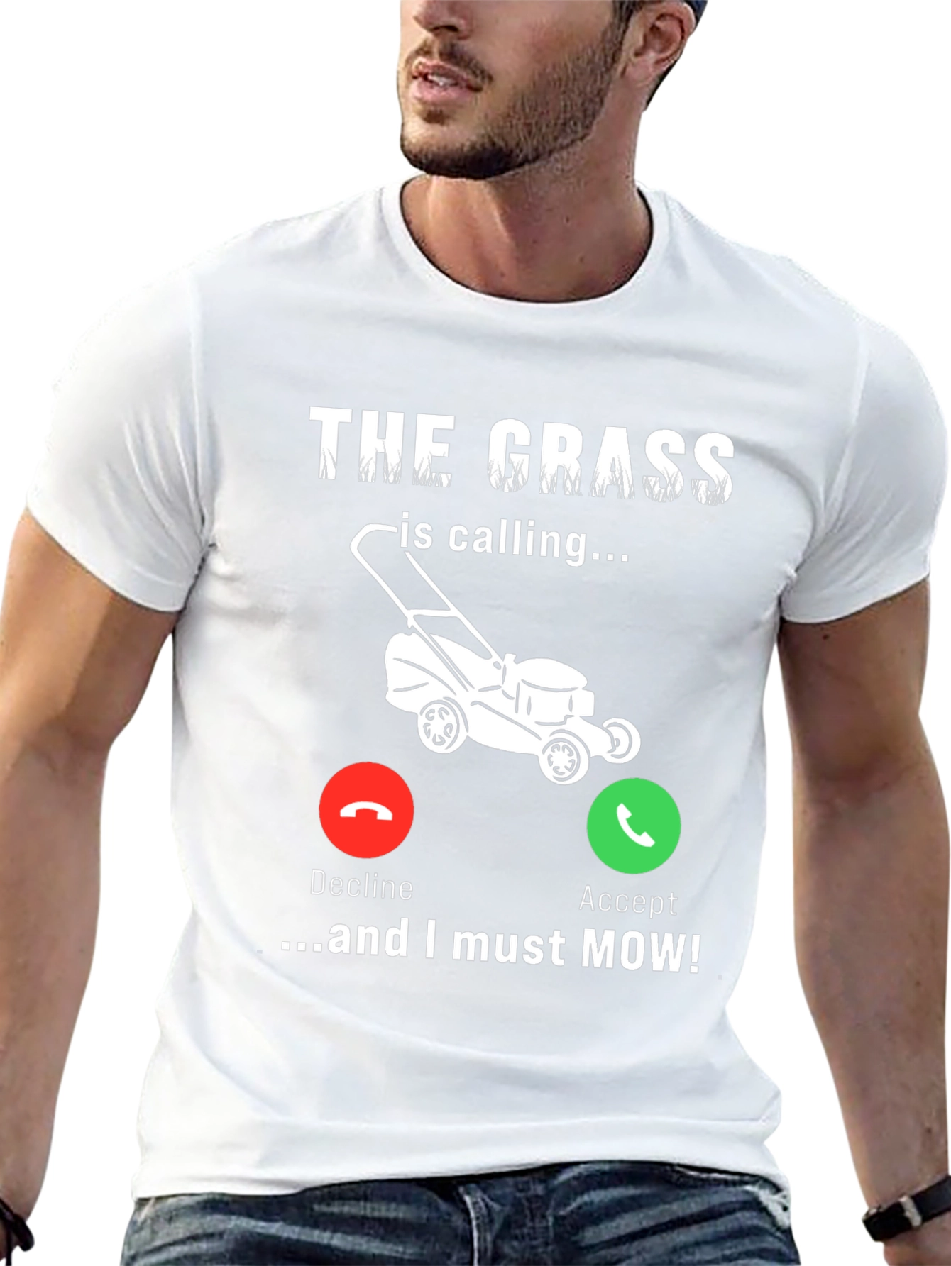 The Grass Is Calling Mens Graphic Tee